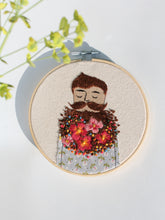 Load image into Gallery viewer, Bearded Guy with Poppies