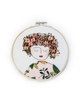 Load image into Gallery viewer, DIY Embroidery Kit, Anne in Mauve